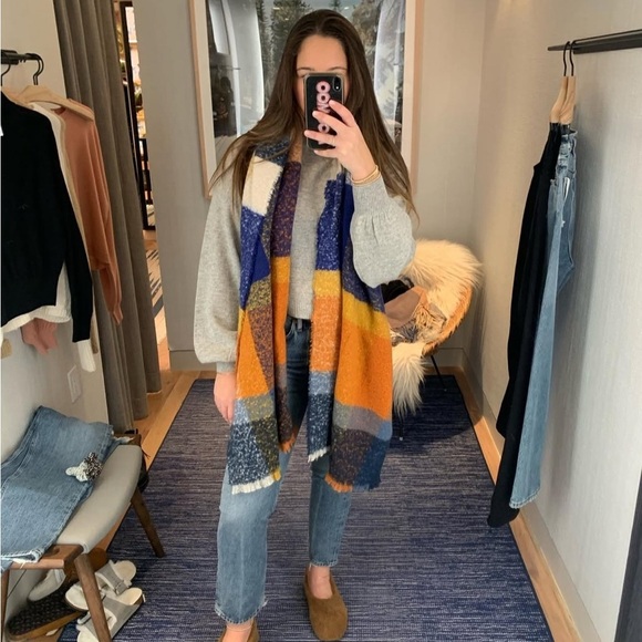 NWT The Westside Striped Scarf - Picture 5 of 5